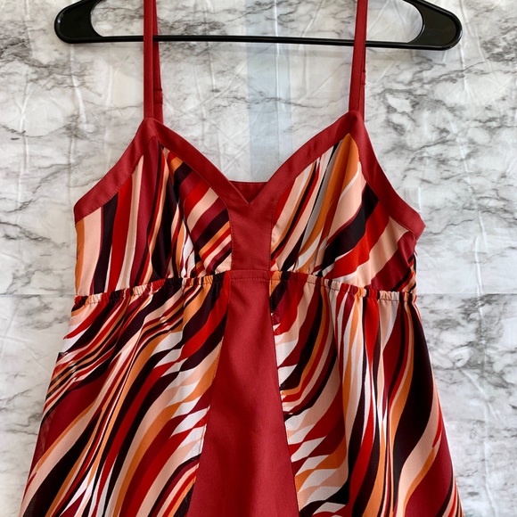 Elle casual block print jr. dress. Size small - Picture 2 of 8